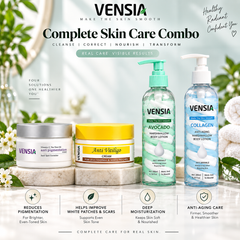 VENSIA Anti Pigmentation Cream +  Anti-Vitiligo Scar Removal Cream + Body Lotion Complete Skin Care Combo