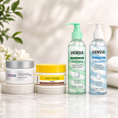 VENSIA Anti Pigmentation Cream +  Anti-Vitiligo Scar Removal Cream + Body Lotion Complete Skin Care Combo
